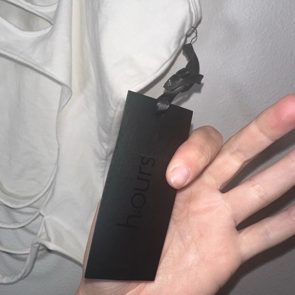 H:ours x Revolve Noelle Top in White NWT - Picture 7 of 9